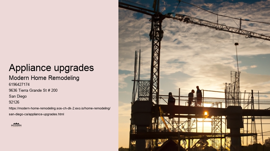 Appliance upgrades