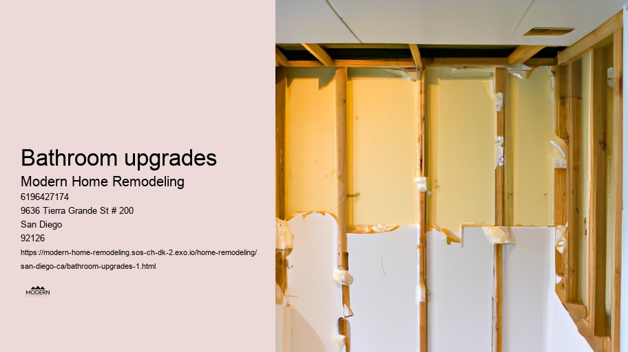 Bathroom upgrades