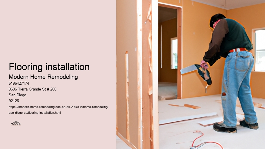 Flooring installation
