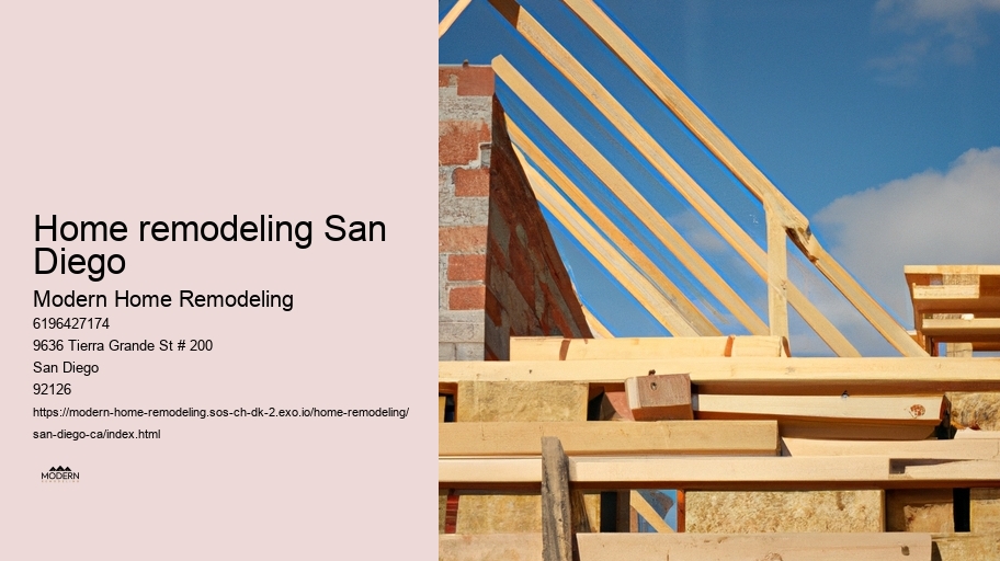 Home remodeling San Diego